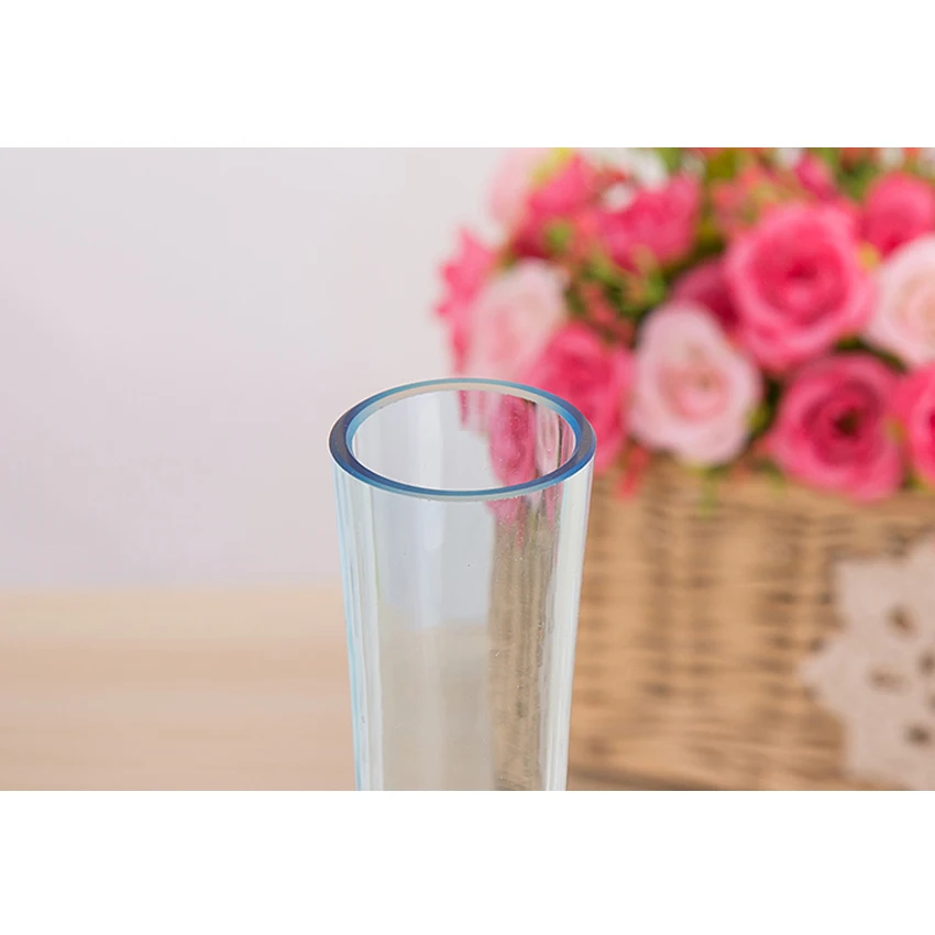 Современная креативная разноцветная стеклянная ваза железная башня прозрачная