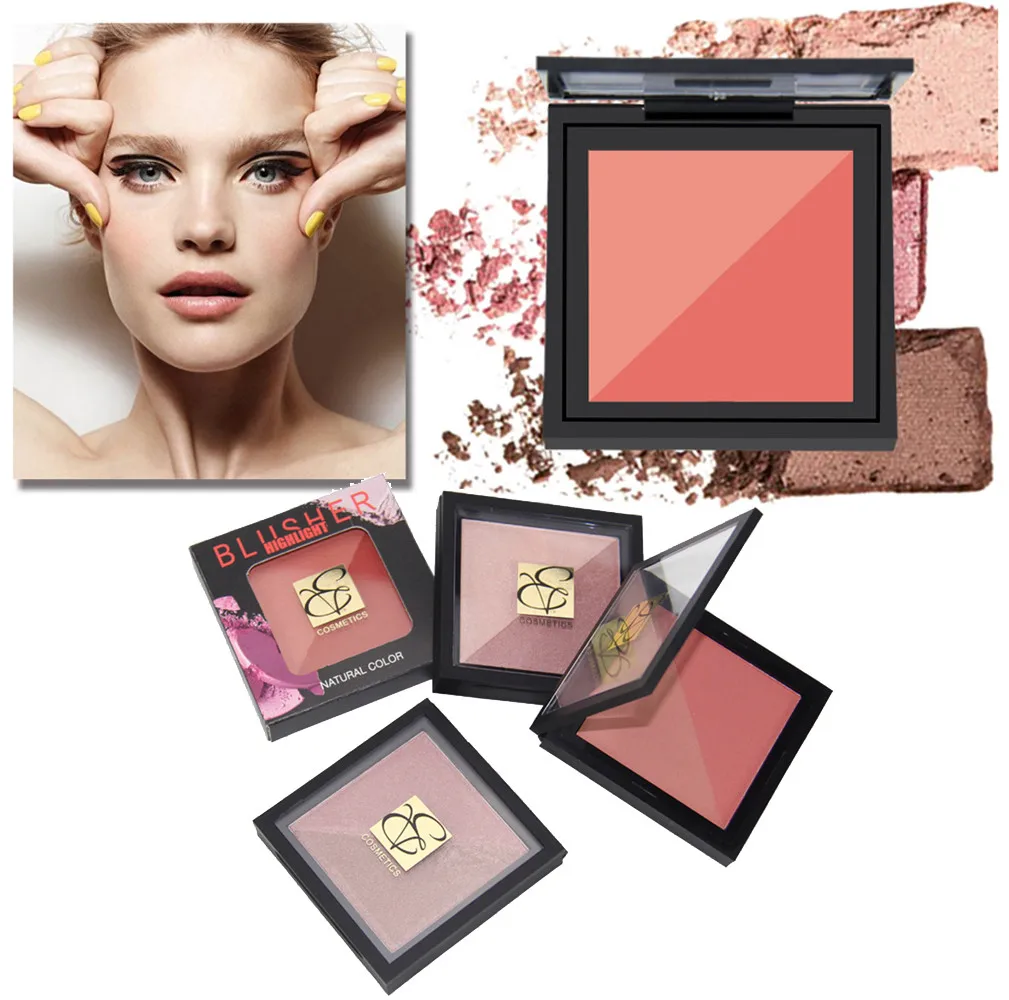 Высоколегкие Румяна Цвет Пудра для стрижки maquiagem Профессиональный полный румян