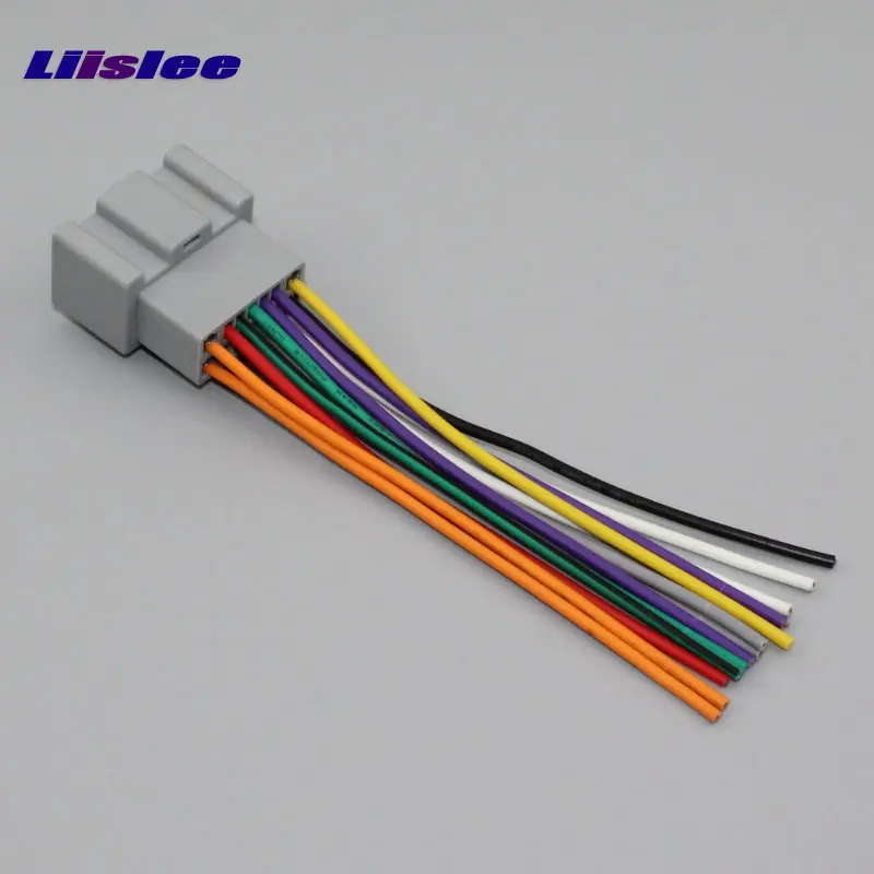 

Liislee Plugs Into Factory Harness For Ford Festiva 2010~2018 Radio Power Wire Adapter Aftermarket Stereo Cable Male DIN To ISO