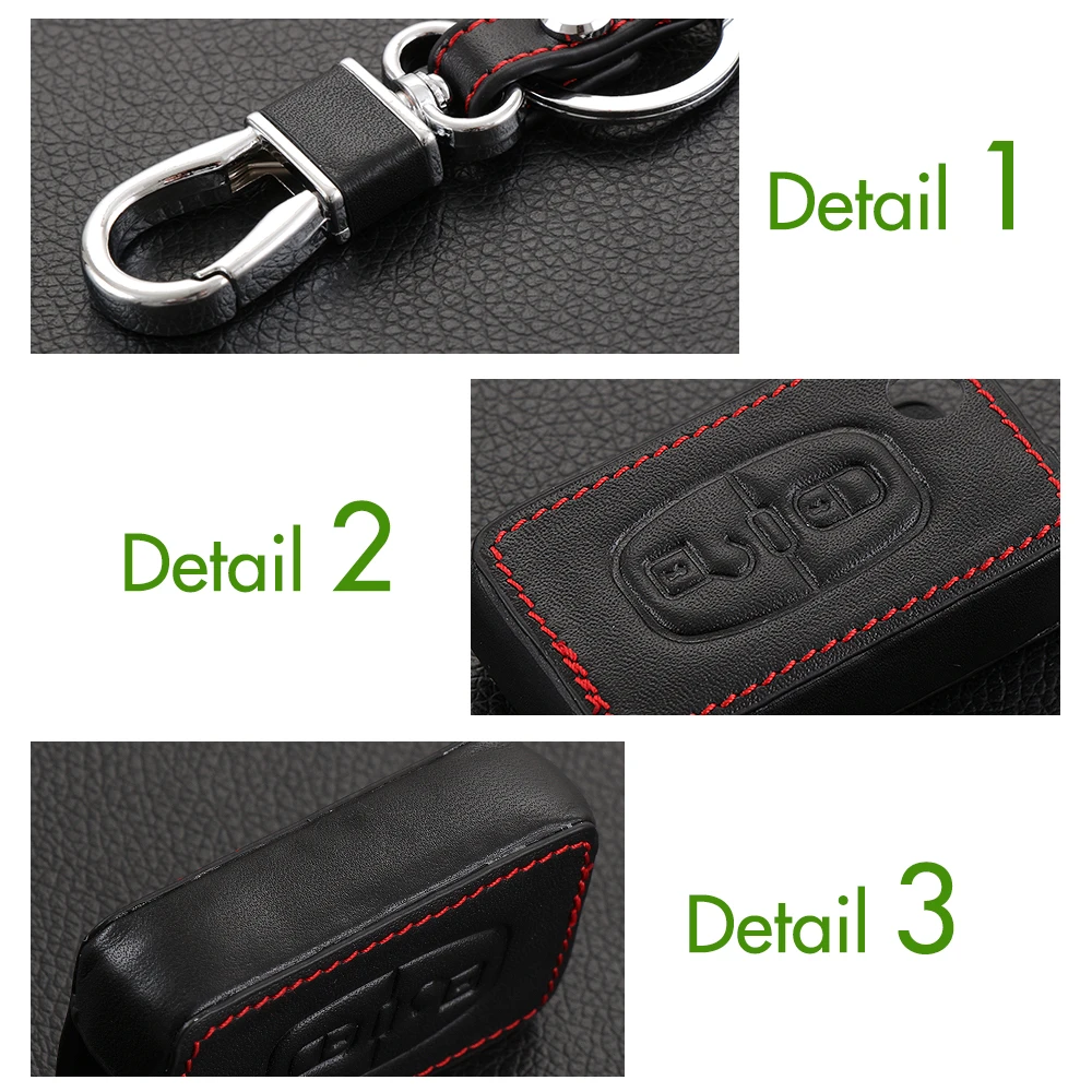 Раскладной ключ черный чехол из натуральной кожи для автомобиля Peugeot RCZ 206 207 307 407