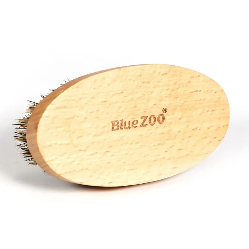 8 5 см Мужская щетка с натуральной щетиной жесткая Расческа для массажа лица усов