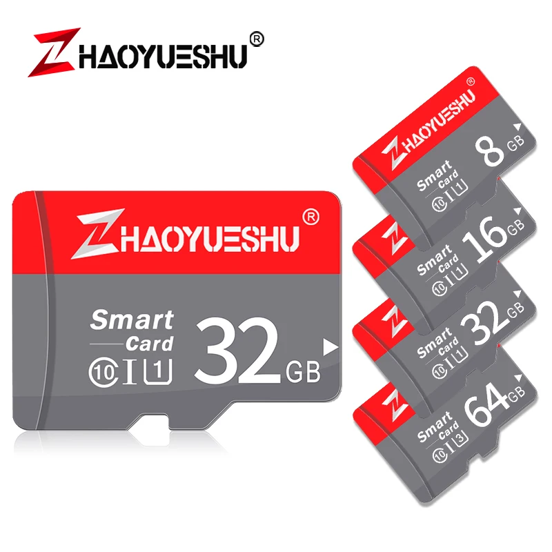 Новейшие карты памяти Micro SD карты 32 ГБ 16 ГБ 8 ГБ Мини карта памяти TF Micro sd 64 Гб класс 10 Флэш-карта памяти с адаптером