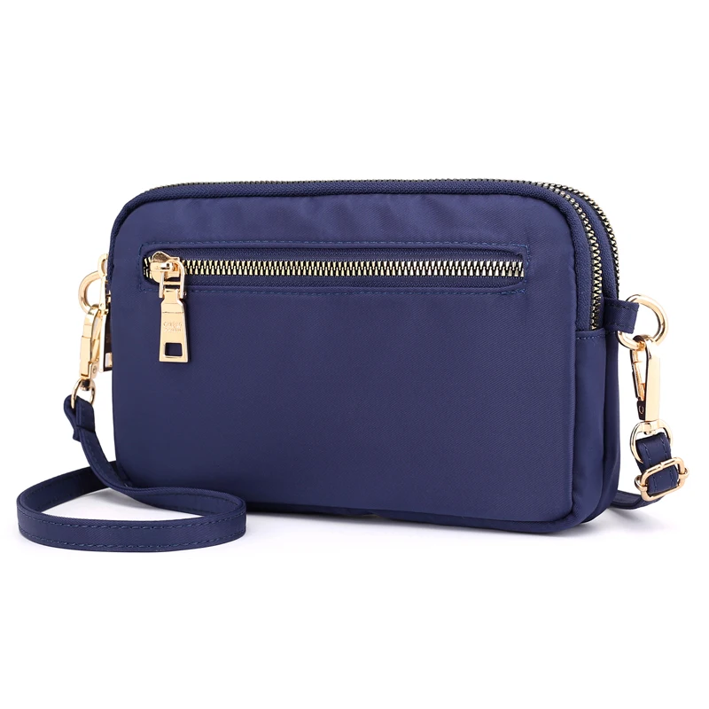 Маленькая оксфордская однотонная водонепроницаемая сумка для денег женская