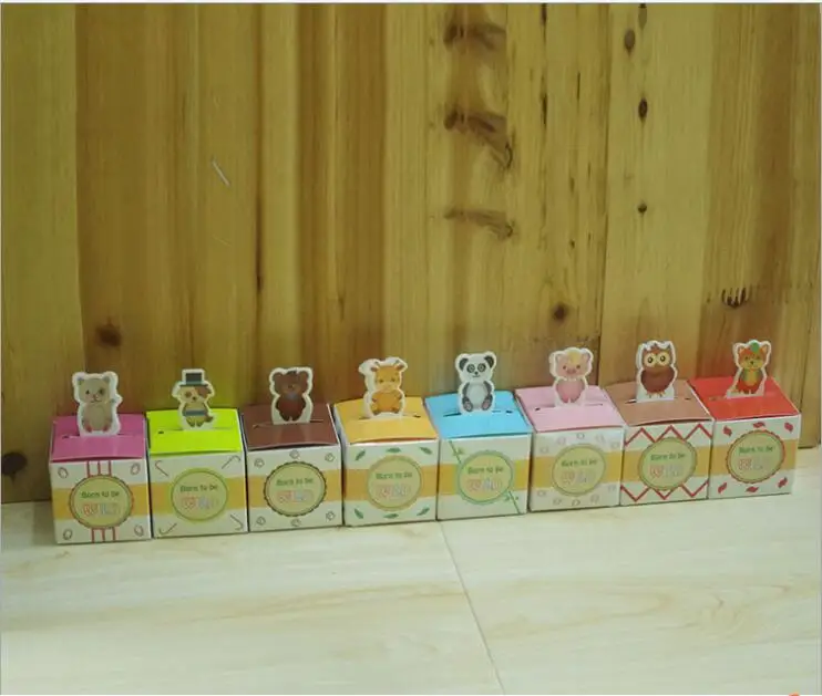 Бесплатная доставка 5*5*5 см изделие для рождения ребенка с дикими животными