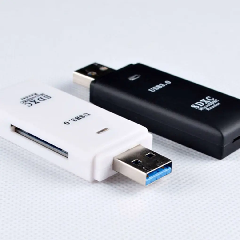 Высокое качество USB 3,0 Multi 2 в 1 память Телефон Card Reader 5 Гбит/с адаптер для SD/TF micro SD ПК Компьютерные аксессуары