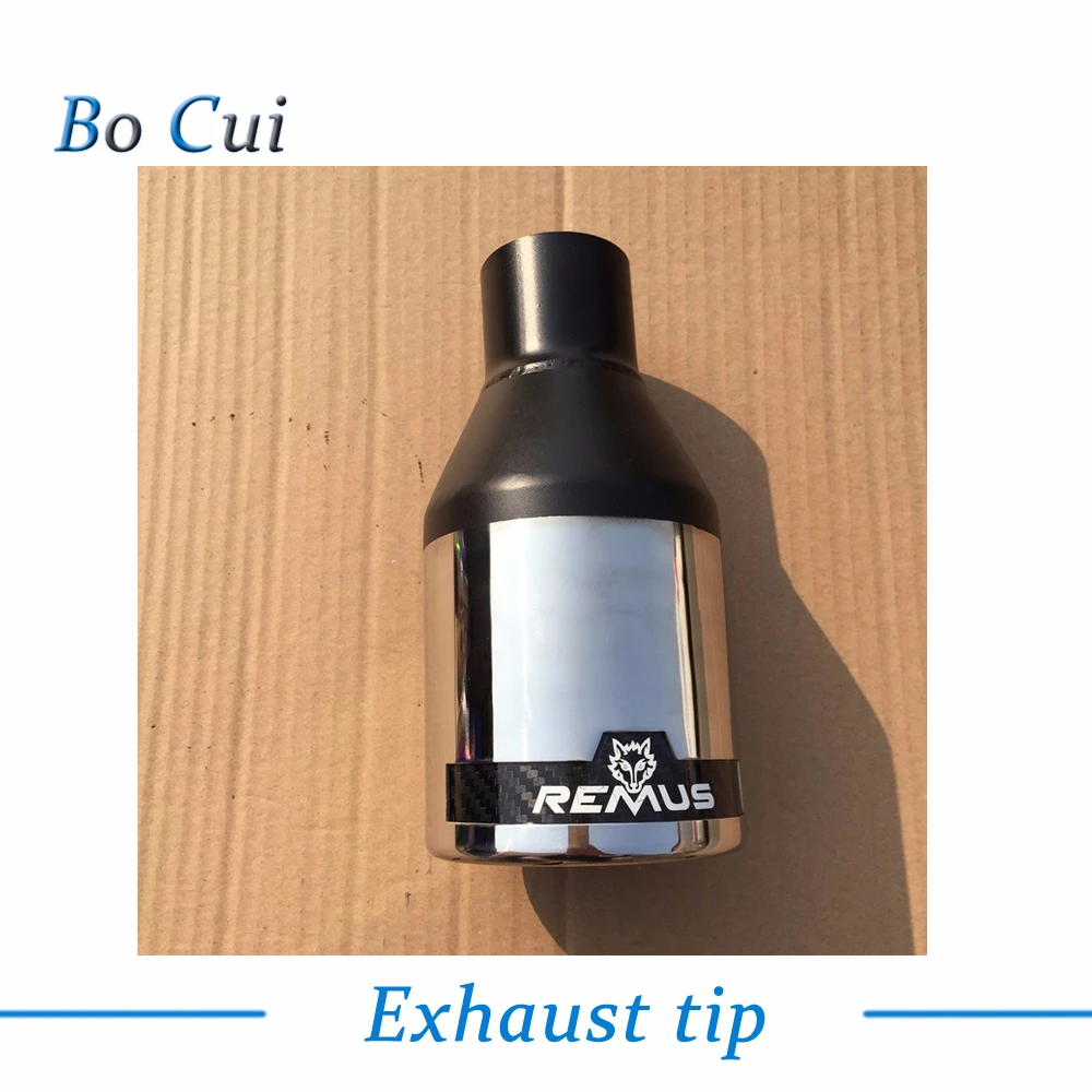 Универсальный глушитель выхлопной трубы Remus из нержавеющей стали 304 63 мм на