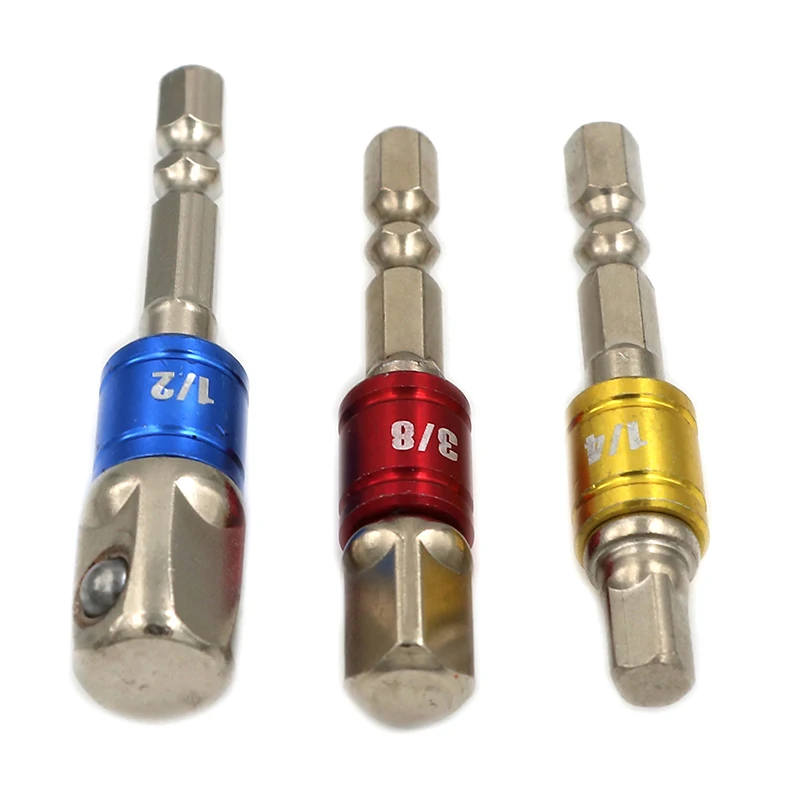 Адаптер с шестигранным хвостовиком 1/4 &quot3/8&quot 1/2&quot | Инструменты