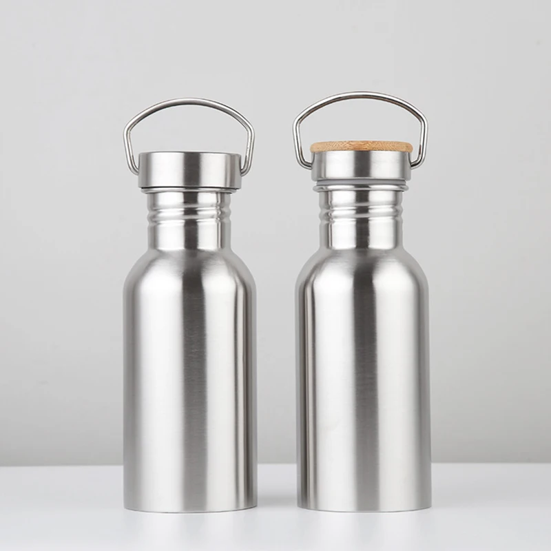 2018 New Brief Stainless Steel Water Bottles Single Floor Outdoor Sports Creative For Cycling Two Types Lids | Дом и сад