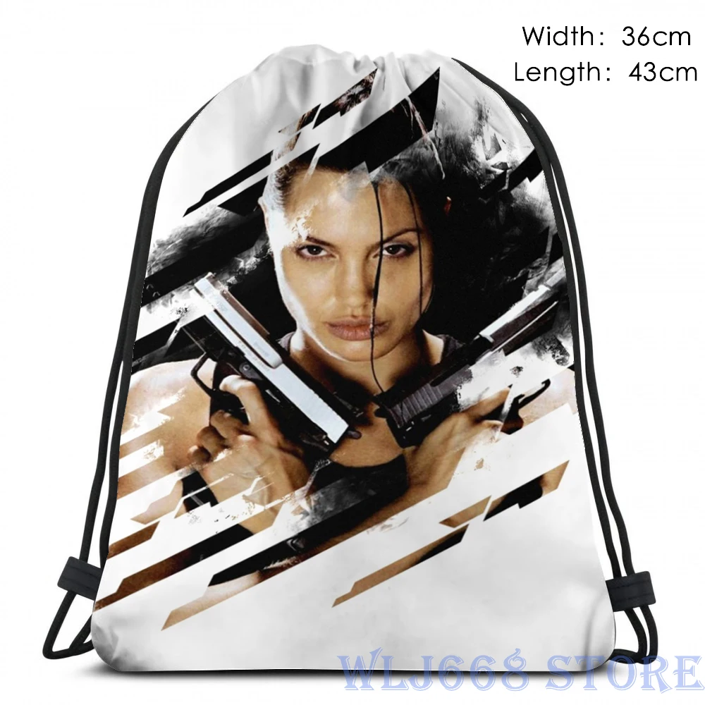 Забавные Наплечные сумки с графическим принтом для женщин Лара