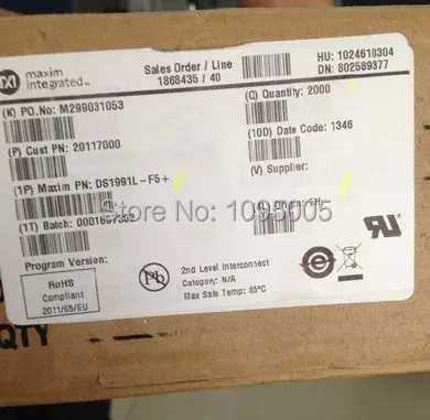 Бесплатная доставка DS1991L-F5 + SMD кнопку DS1991L новый оригинальный микросхема |