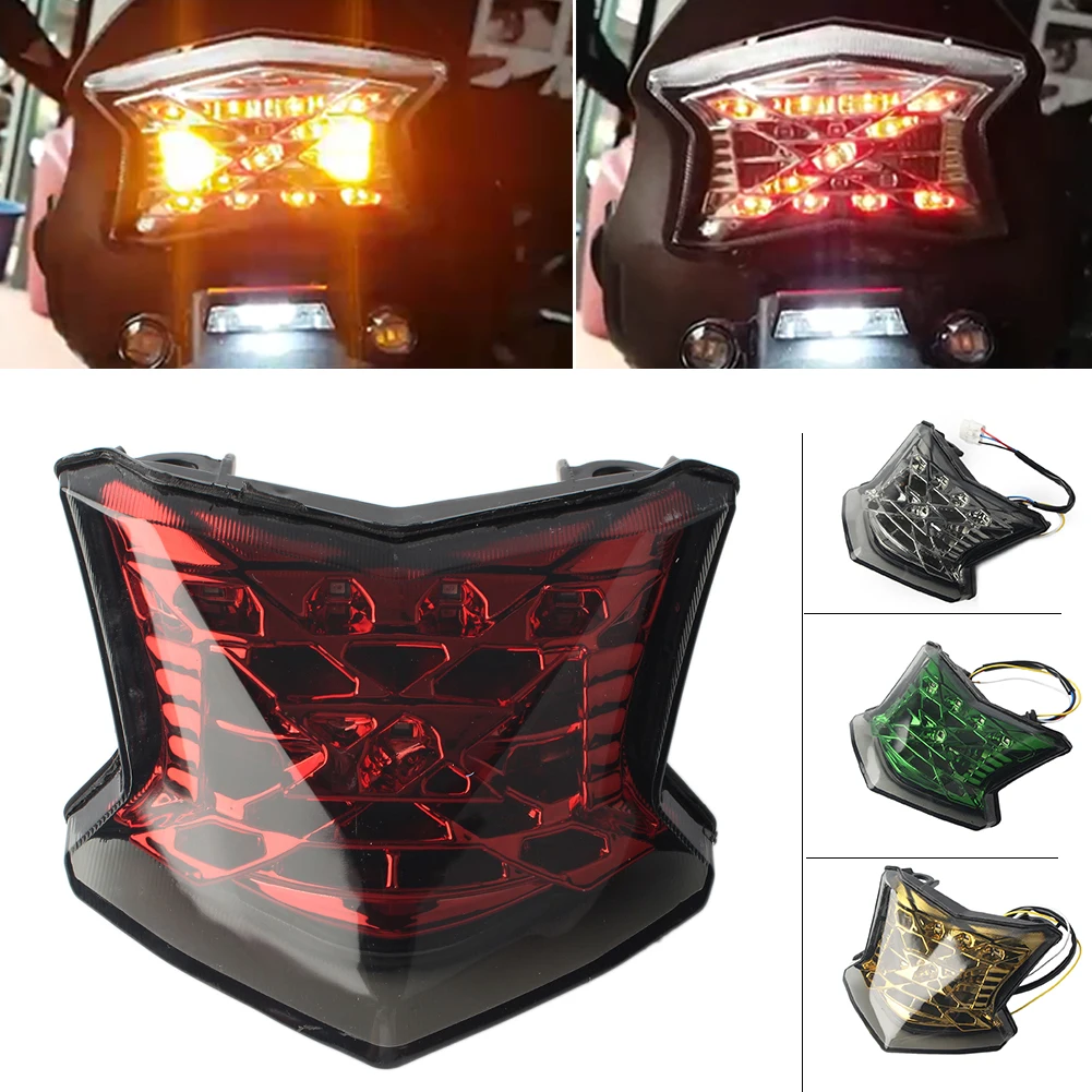 

Светодиодный задний фонарь для мотоцикла, тормозной сигнал поворота, лампа для Kawasaki Z900 Z650 NINJA 650 ABS модель только 2017 2018