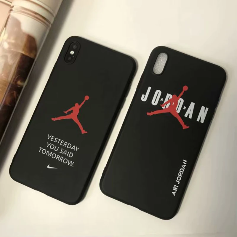 MiGueR чехол для iphone 7 силиконовый Jordan светящийся Чехол мобильного телефона plus x 6 S 8
