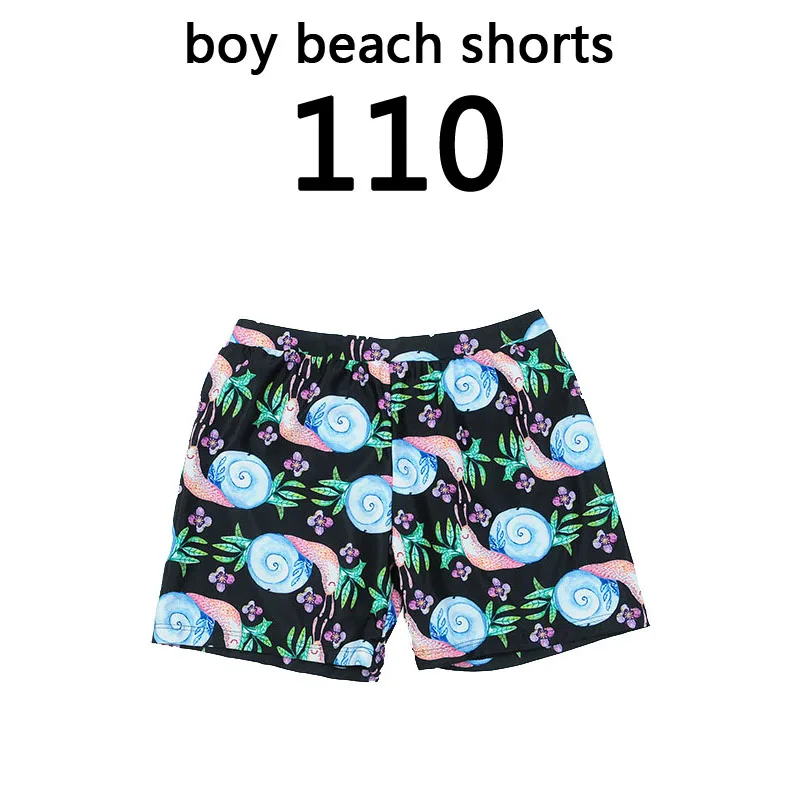 boy beach short 110 Платье для мамы и дочки; купальник для всей семьи; одежда для папы и сына; плавательные пляжные шорты; летняя одежда для мамы, папы и меня - Цвет: boy beach short 110