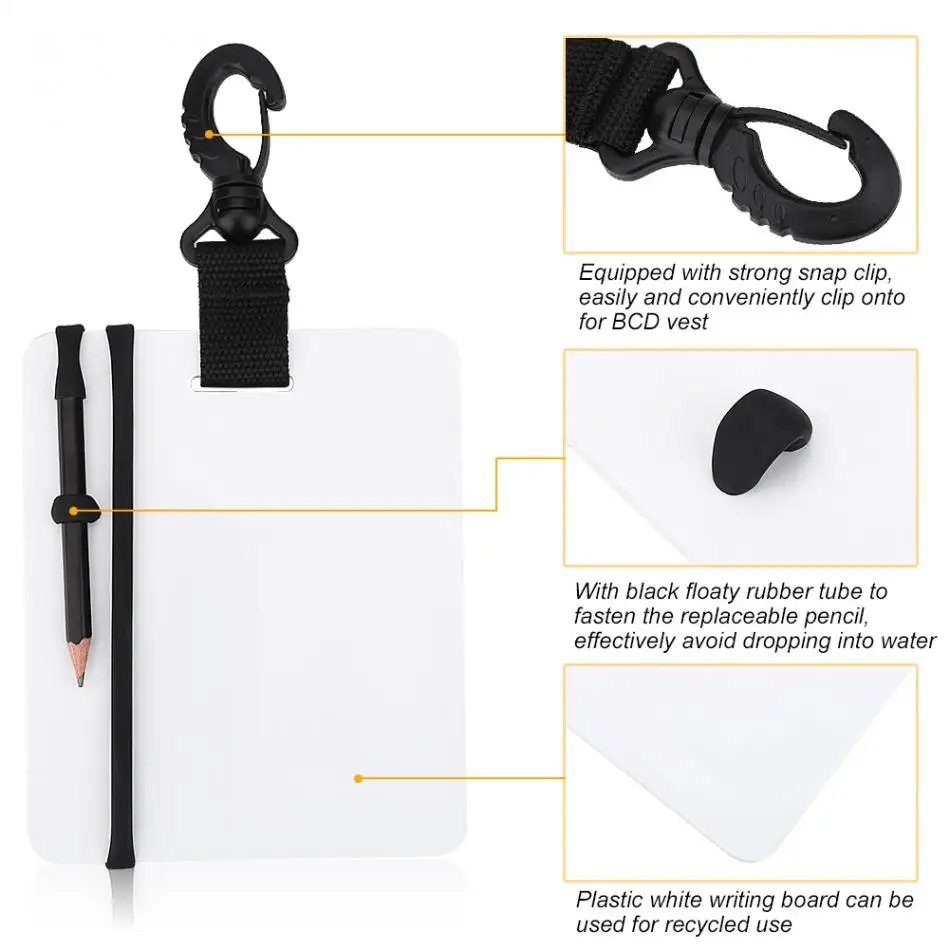 Подводная доска для письма блокнот со сланцем карандаш рисования оборудование