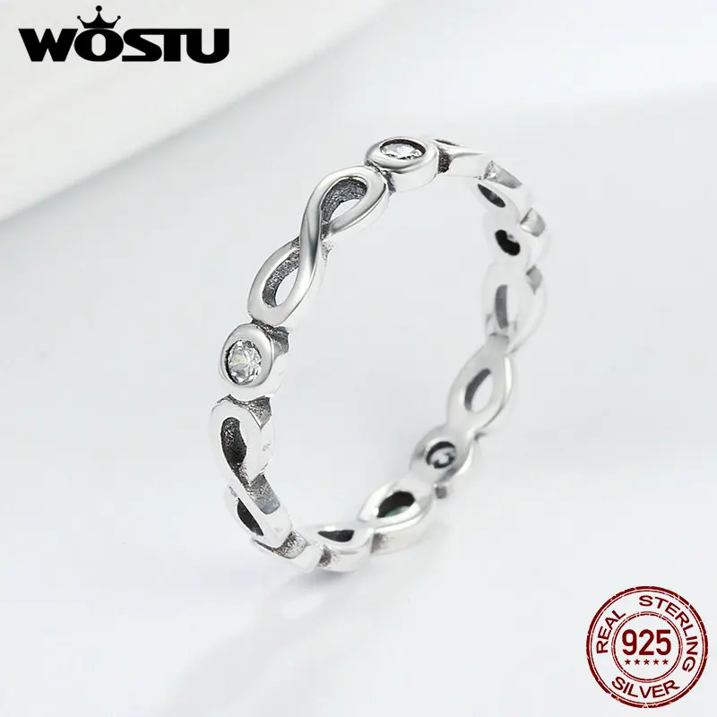 Женское кольцо из серебра 925 пробы с бесконечными благословениями|925 sterling silver|ring