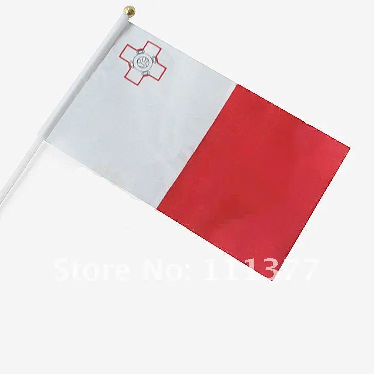 6 европейских национальных флагов Польша Турция Мальта Чешский Венгрия флаг 14*21