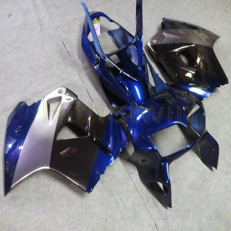 P Custom motorcycle ABS Fairing for HONDA VFR800 1998 1999 2000 2001 VFR 800 98-01+Botls+blue bodywork - Цвет: P