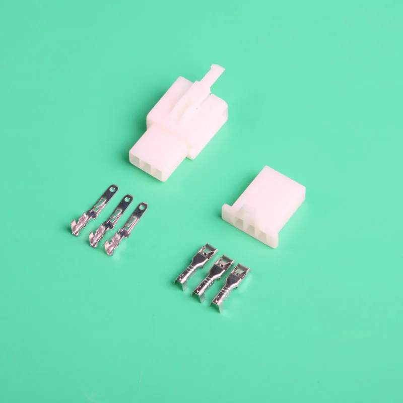 Электрический велосипед/автомобиль/RC/RV 2 8 мм 3 коннектор для проводов с клеммами