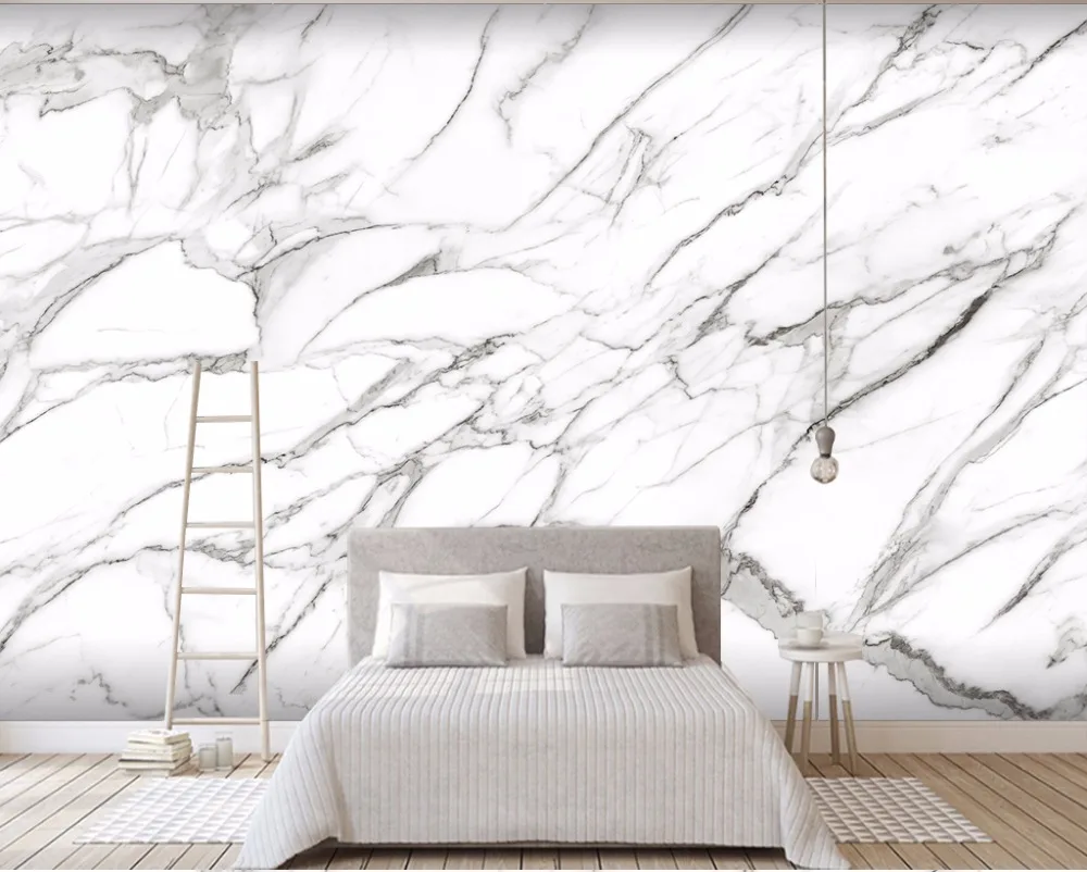 

Bacaz 8D Papel Mural Modern Texture Marble 3d Stone Wallpaper Mural 3D Wall paper Photo Murals for Bedroom Sofa Background