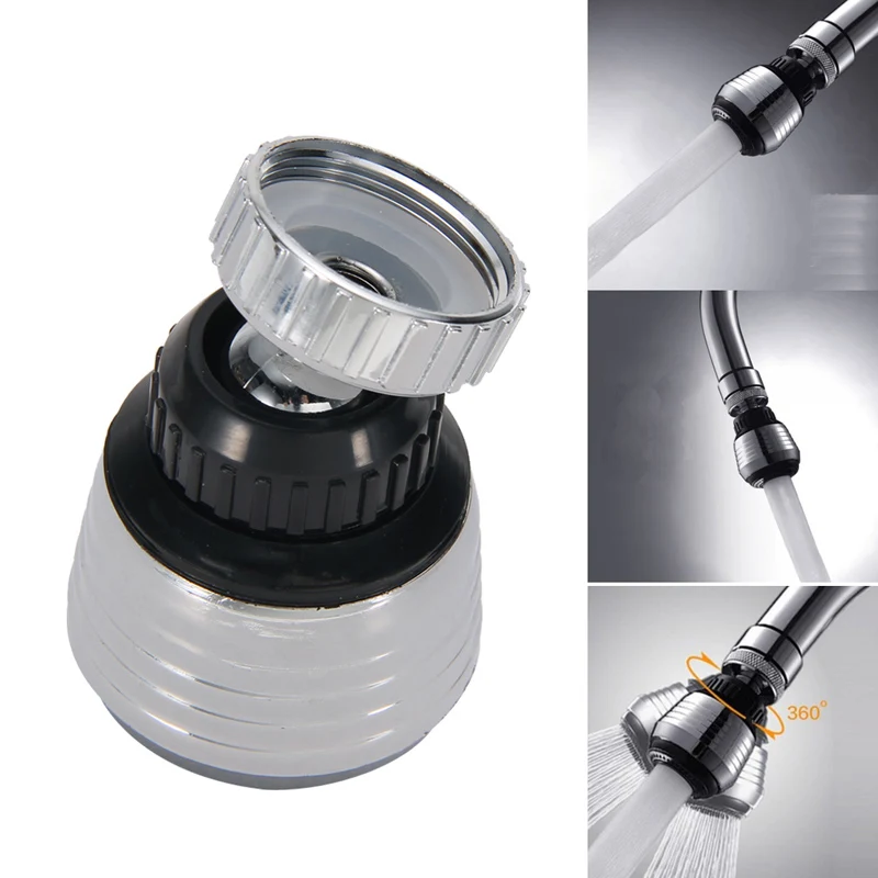 

360 Rotate Water Saving Tap Faucet Water Bubbler Aerator Diffuser Swivel Faucet Nozzle Filter Adapter Kitchen Faucet Accessories