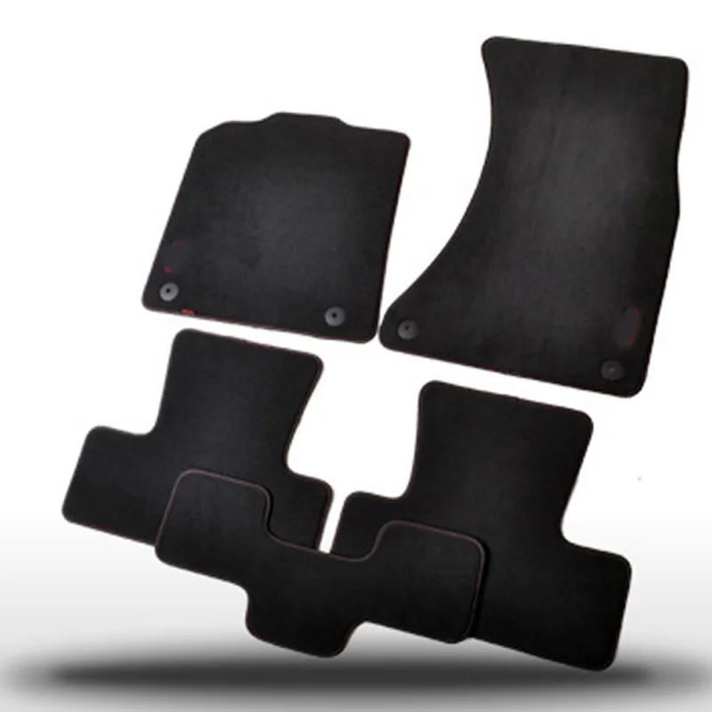 Универсальные однотонные нейлоновые автомобильные коврики без запаха передние