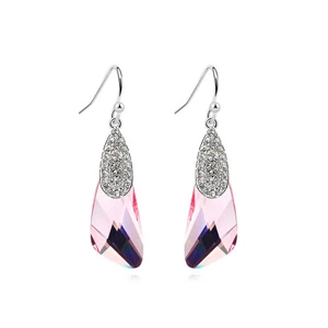 Изысканная мода кристаллами от Сваровски серьги для женщин высокое качество