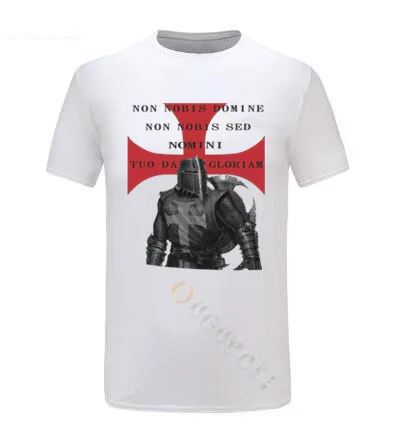Новое поступление 2019 Мужская модная футболка Templar рыцари Новый рыцарь Teutonic Crusader