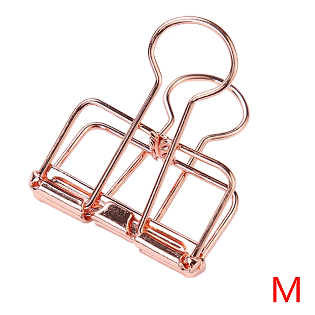 M Милый каваи цветной металлический Скрепки зажим для бумаг для фото сообщения билета файл офисные школьные принадлежности зажимы корейские канцелярские принадлежности - Цвет: M