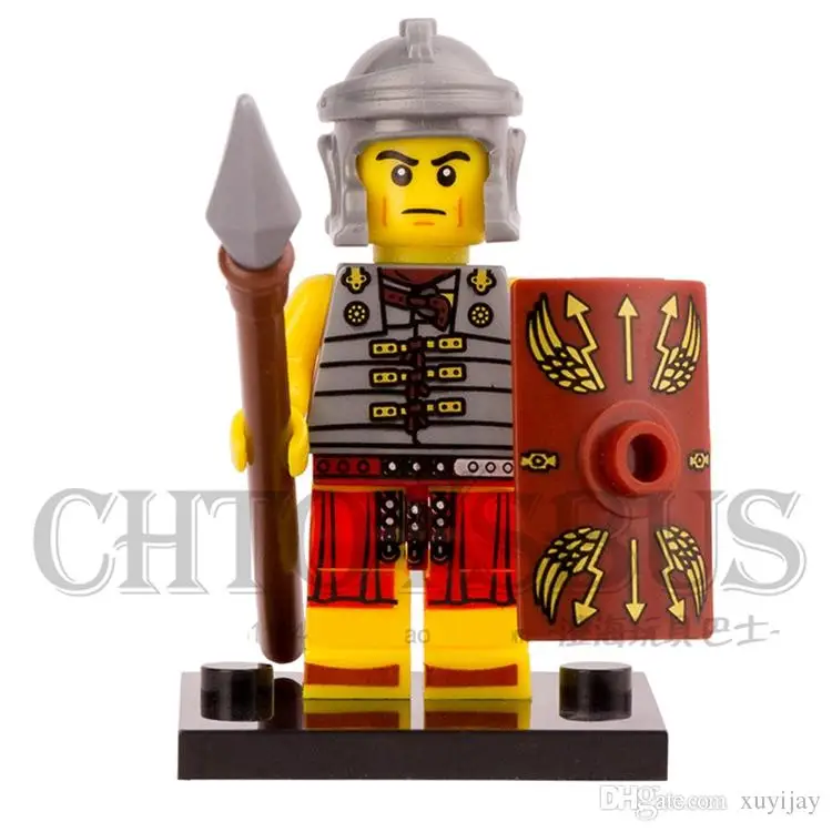 Конструктор Gladiatus 6 человек римский воин Сборная модель сделай сам строительные