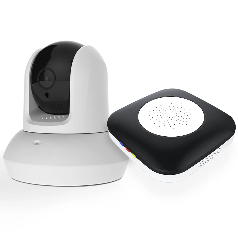 Mini Host 1080P Cam Geeklink мини умный дом WiFi+ IR+ RF пульт дистанционного управления работа с Google Home Alexa 1080P HD веб-камера беспроводная IP камера ночная версия - Комплект: Mini Host 1080P Cam