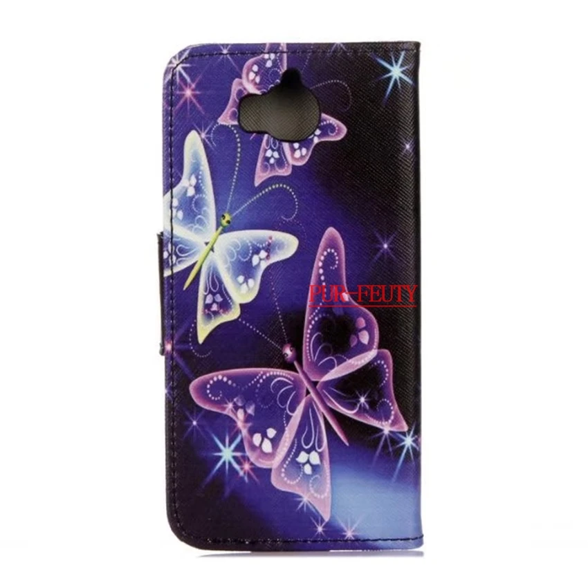 Розовый сливовый флип-чехол для huawei Y6 MYA-L11 MYA-L41 Y 6 чехол кожаный чехол для телефона для huawei Nova Young MYA L11 L41 чехол s