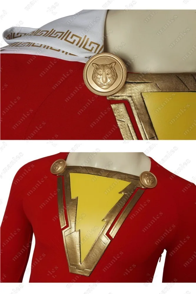 Костюм Марвел Капитан косплей Shazam Billy Batson комбинезон костюм из фильма супергерой Хэллоуин с сапогами взрослых мужчин индивидуальный заказ