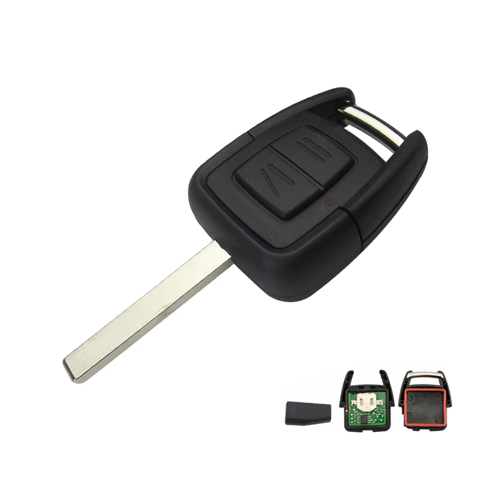 OkeyTech 2 кнопочный ключ дистанционного управления автомобильный 433 МГц ID40 чип для