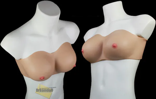 WS-2 WRAP CHEST tube top silicone breast forms Silicone artificial breasts crossdresser |