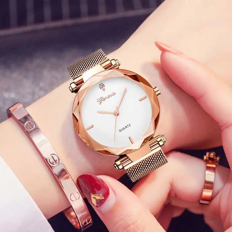 Relogio Feminino Роскошные Кварцевые часы для женщин модные повседневные женские