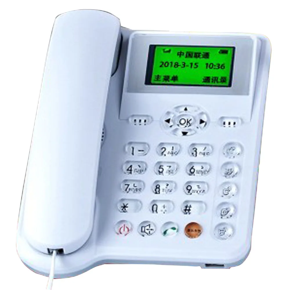 GSM 1800 900 мГц поддержка sim карты стационарный телефон с Call ID Handfree фиксированный