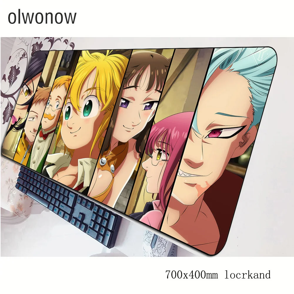 Коврик для мыши nanatsu no taizai 700x400x3 мм игровой коврик большой геймерский