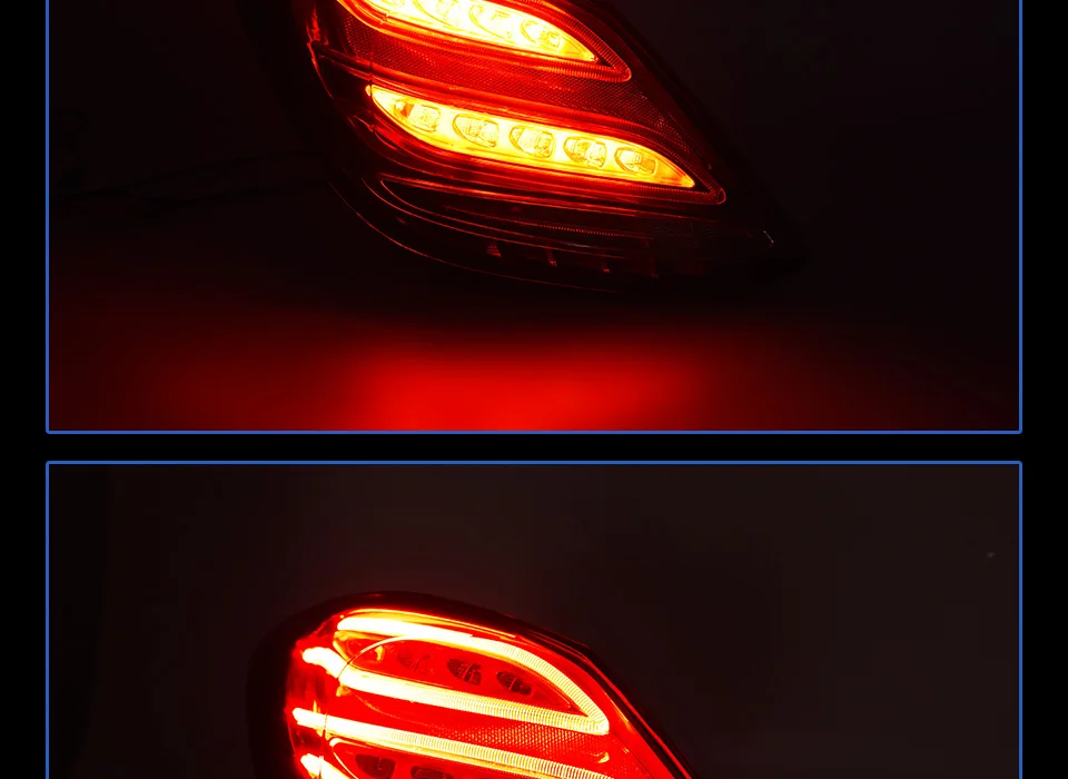 Автомобильный Стайлинг для Benz W205 задние фонари- C180 C200 C260 C300 задний фонарь светодиодный задние фары DRL тормоз заднего хода авто аксессуары