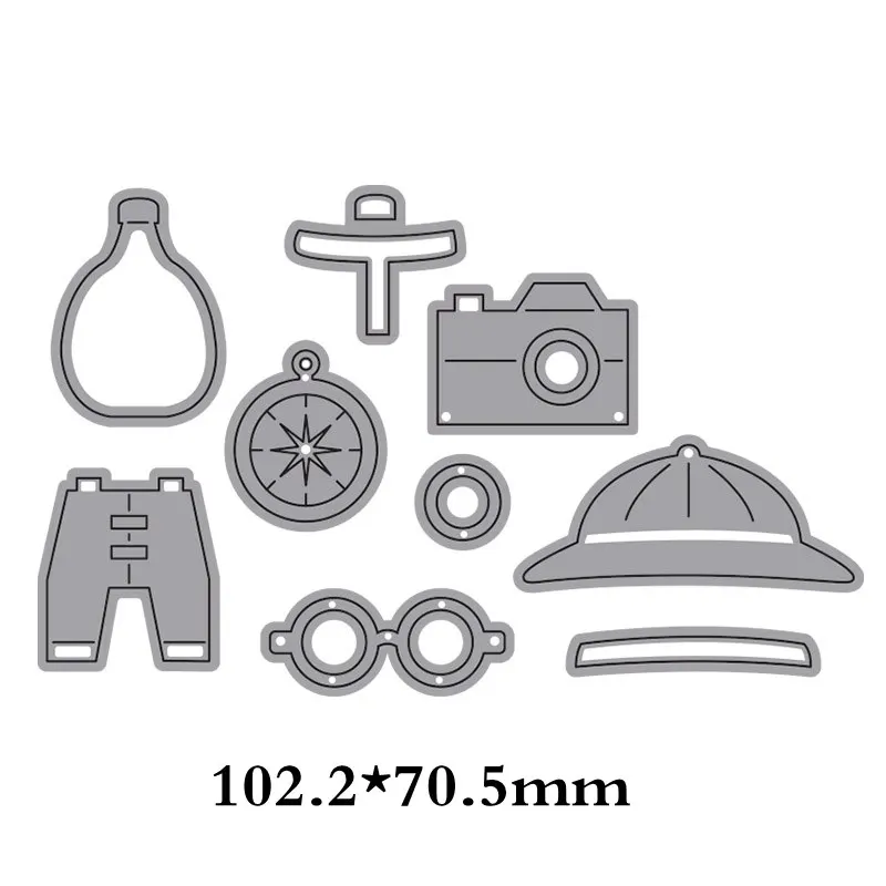 

Metal Cutting Dies Adventure Essentials New 2019 Stencils for Scrapbooking Embossing Paper Craft Die Album Paper Cards Making