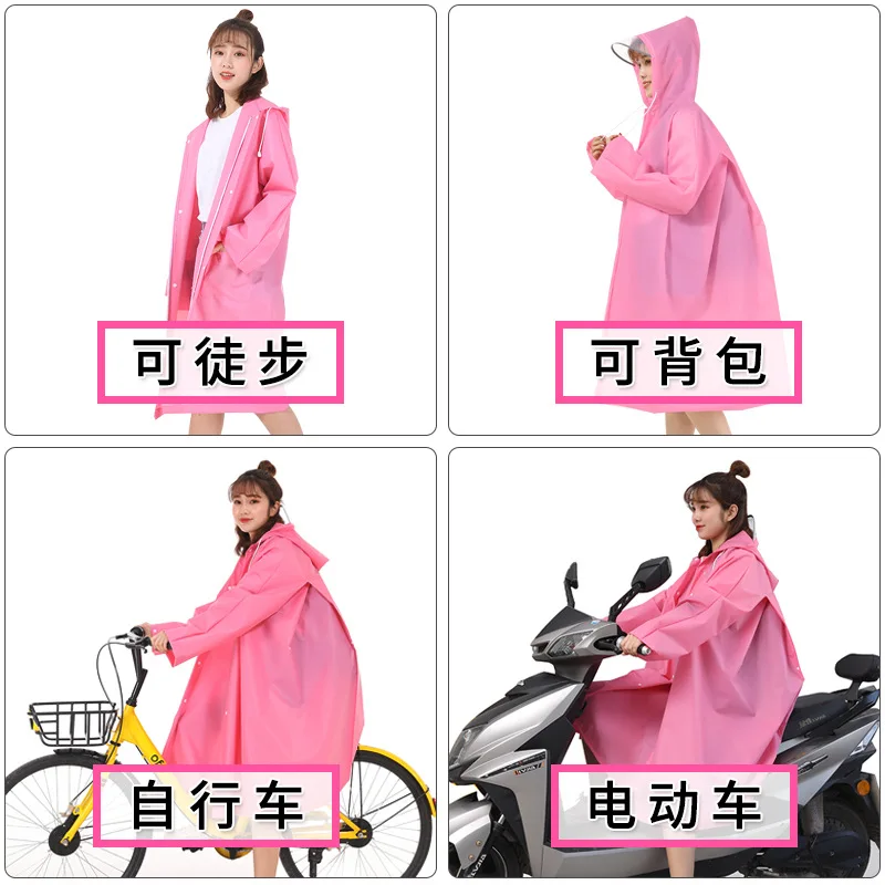 

Korean Clear Raincoat Transparent Rain Coat Women Windbreaker Women Rain Poncho High Quality