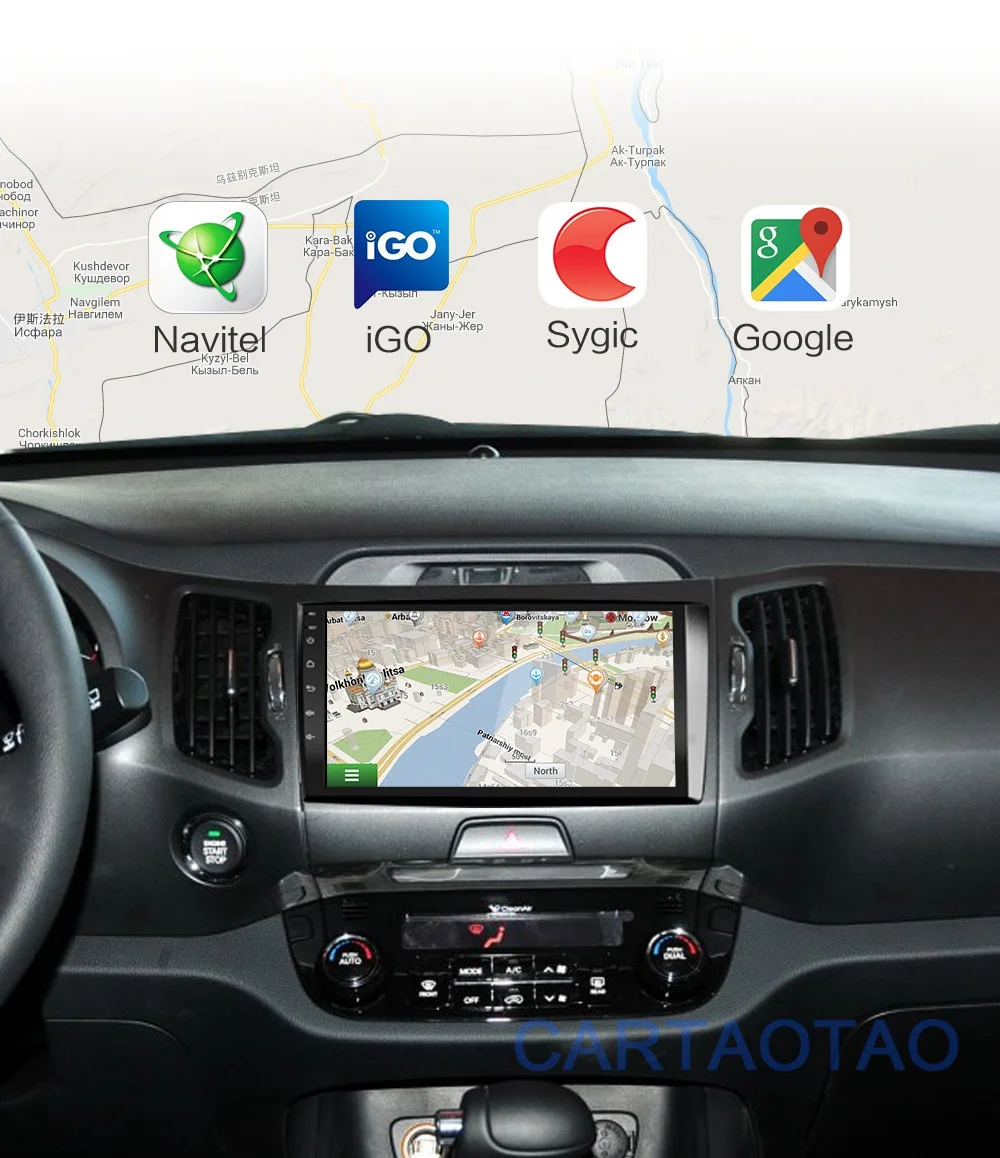 2G+ 32G " 2din Android 8,1 GO автомобильный dvd-плеер для KIA Sportage 3 4 2010 2011 2012 2013- автомобильный Радио gps навигация wifi плеер