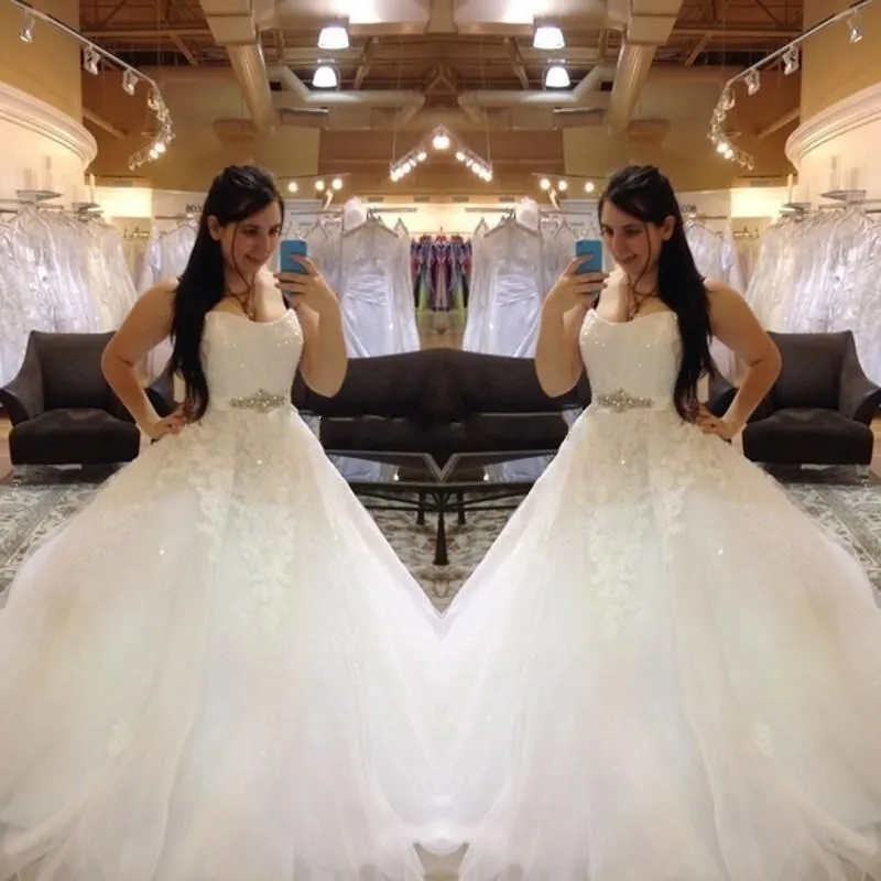 Роскошное Свадебное платье Robe de Mariee невесты 2020 тюлевый корсет до пола с бусинами