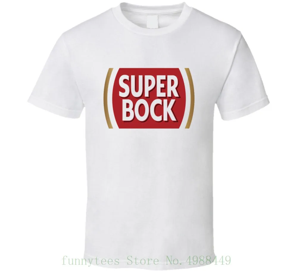 Футболка с надписью Super Bock Portugese Beer Cerveja футболка много цветов подарок новинка от