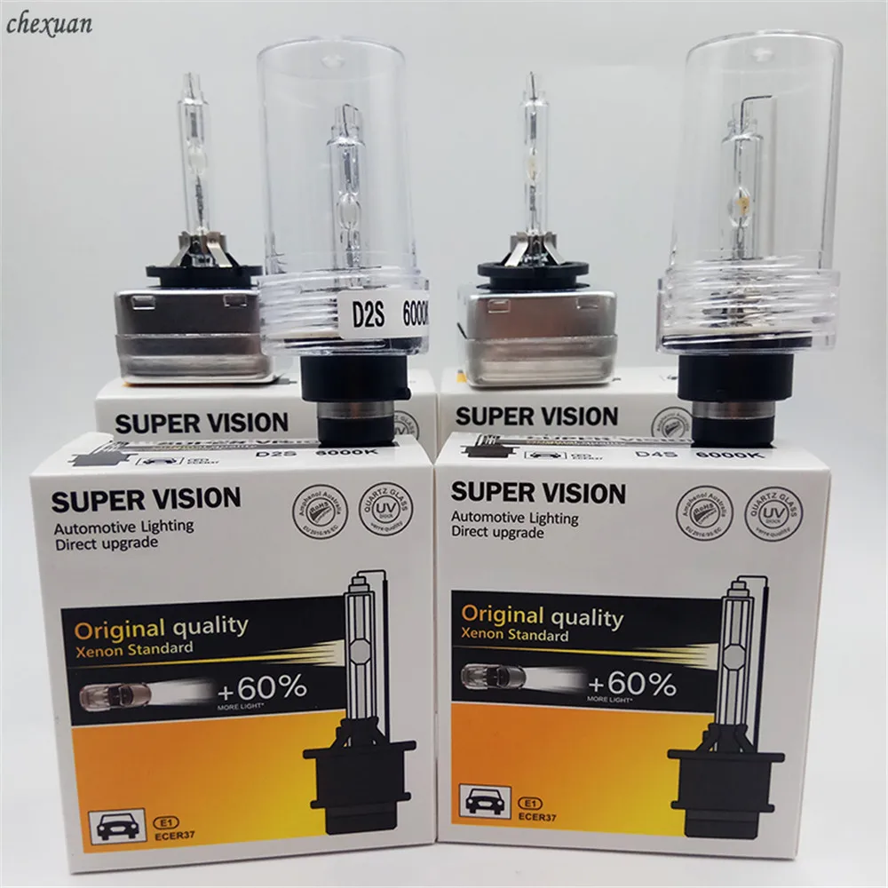 CSCSNL 2 шт. HID ксеноновая лампа D1S D2S D3S D4S D1R D2R D3R D4R комплект автомобильных фар Лампа 12