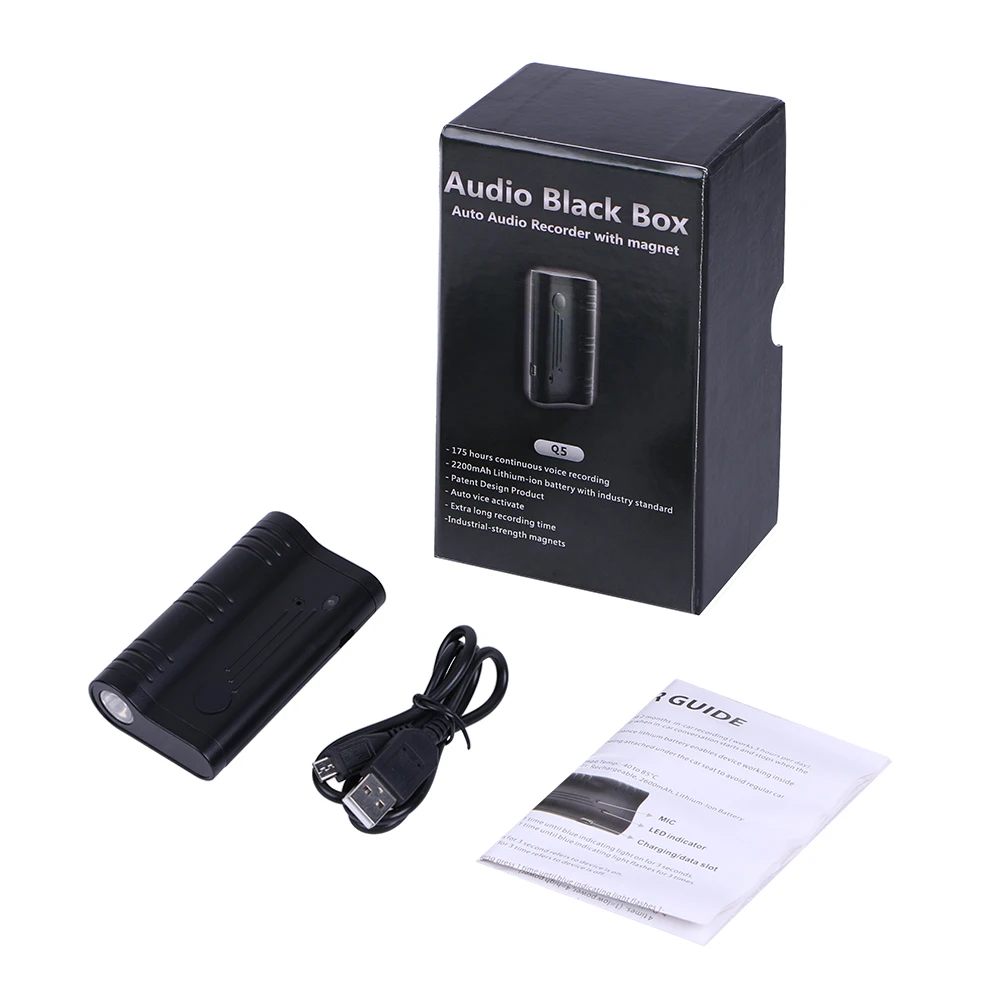Мини диктофон Q5 Авто Голос активировать скрытый Высокочувствительный звук