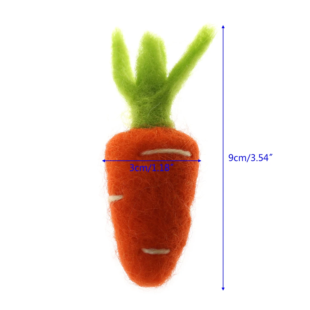

Photography Props Felt Carrot Vegetable DIY Handmade Crafts Decoration Christmas Baby Photo Background Accessories Clothing