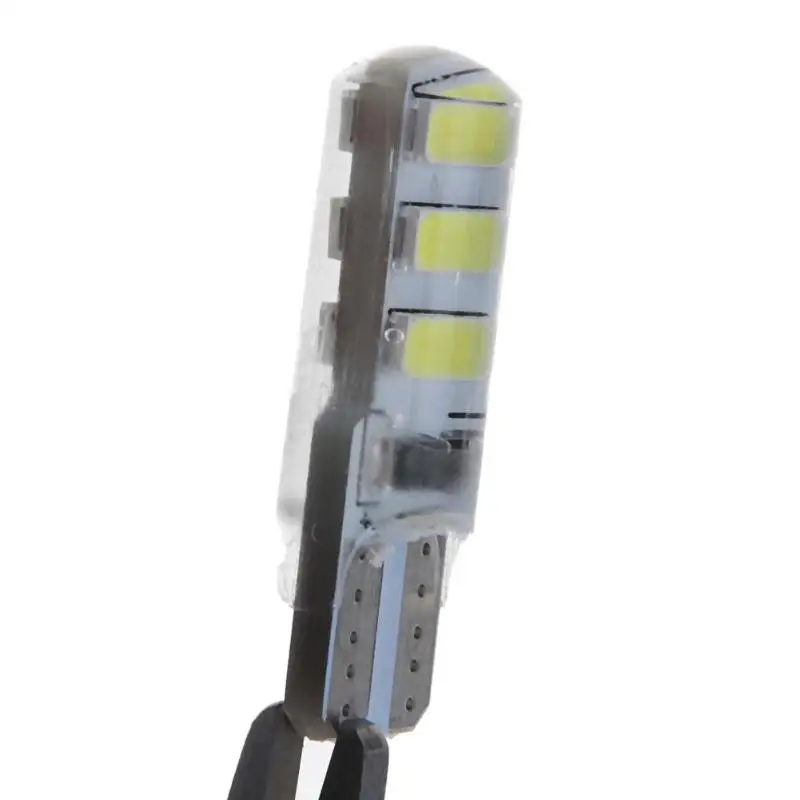 2 шт 5 Вт 6 светодиодный s 5730 SMD W5W T10 автомобильный Светильник Ширина лампы силиконовый светодиодный светильник для автомобилей светодиод габаритный фонарь 6000K