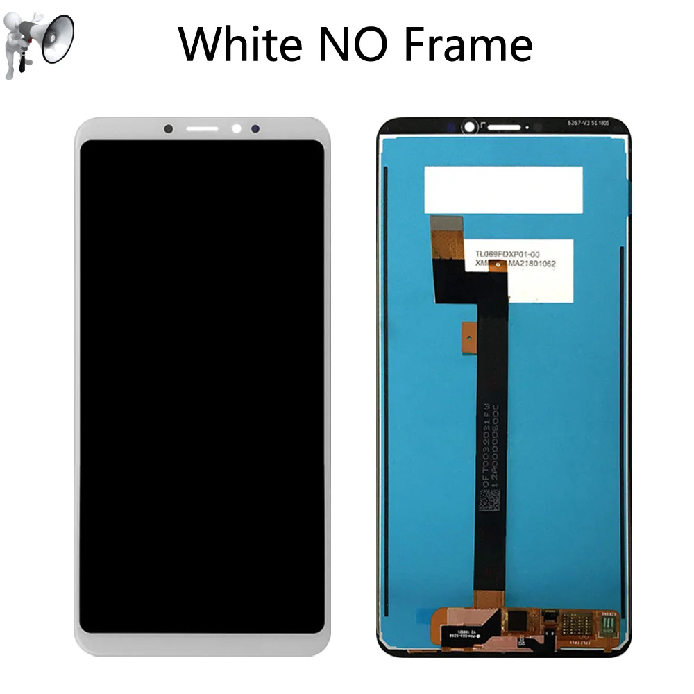 6.9'' LCD Display For XIAOMI MI Max 3 + Touch Screen Digitizer Assembly Xiaomi Max3 with Frame | Мобильные телефоны и