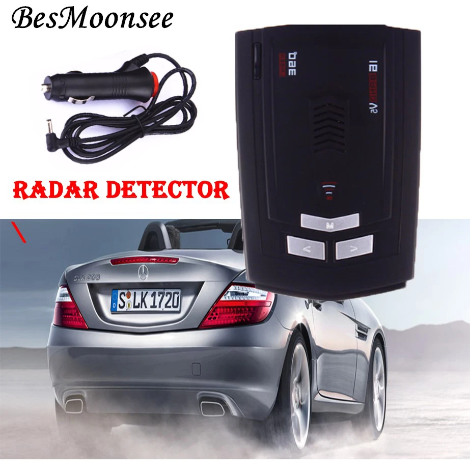 BesMoonsee Новый Универсальный светодиодный дисплей Россия/Английский радар