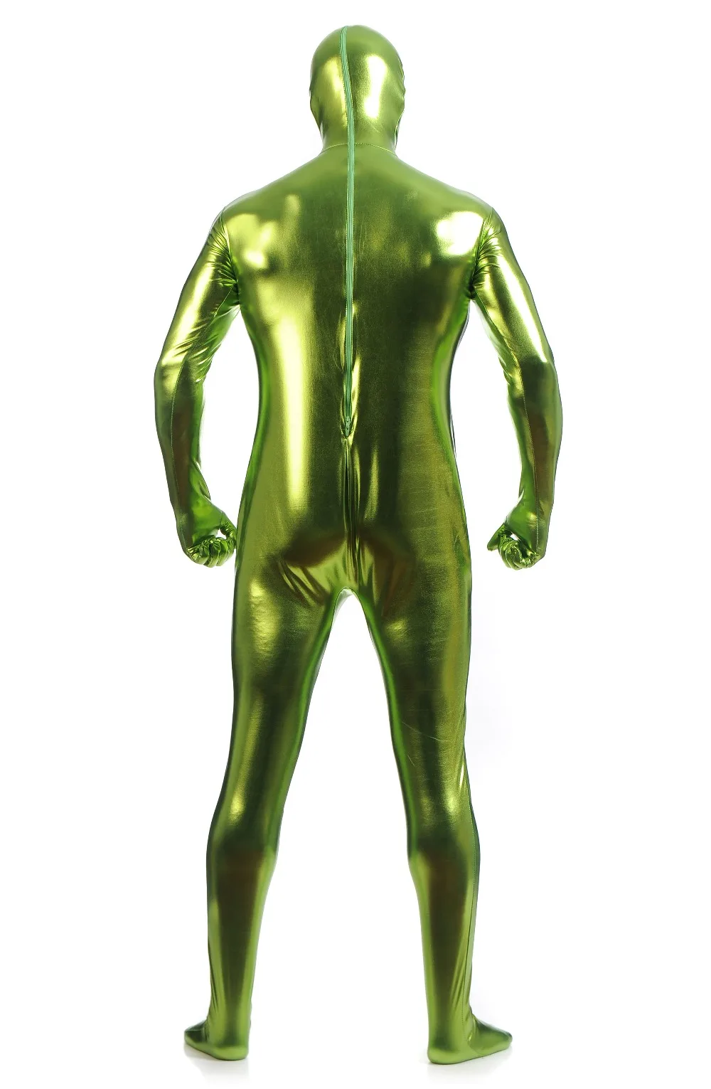 Multi Colors Shiny Fullbody Metallic Men's Tight zentai Bodysuit costume Full Body Shiny Spandex Lycra Spandex Zentai Costume
